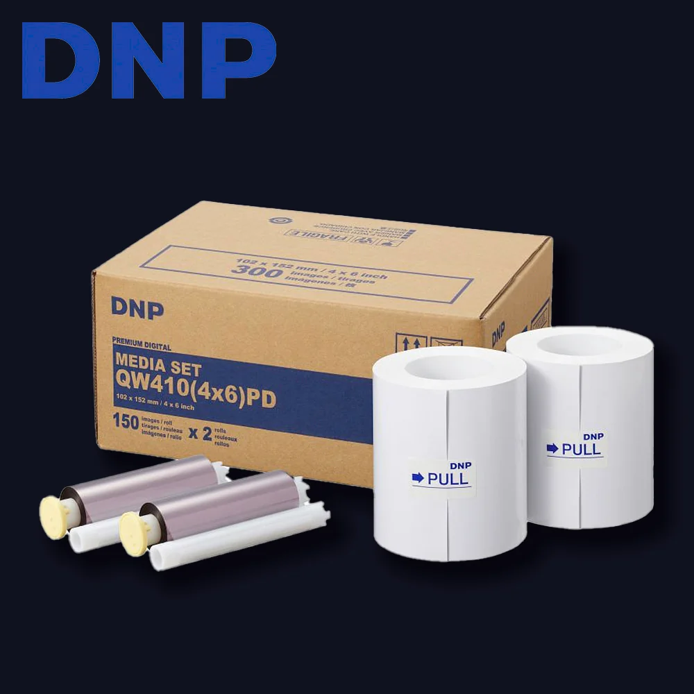 Giấy in ảnh DNP QW410 4x6 300 ảnh